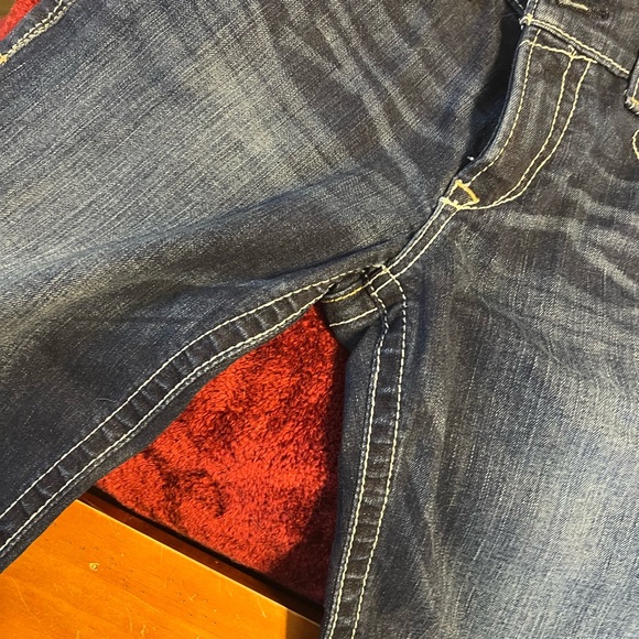 Ariat real denim jeans 30s - Picture 3 of 6